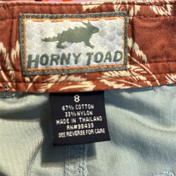 Horny Toad Pale Blue Wide Leg Crop Pants Size 8‎ - Picture 6 of 7